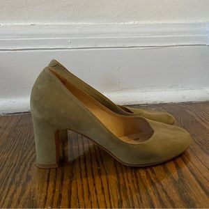 Maryam Nassir Zafeh Green Heels—Size 37.5